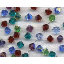 Perles de verre tumbled, Bicone Beads